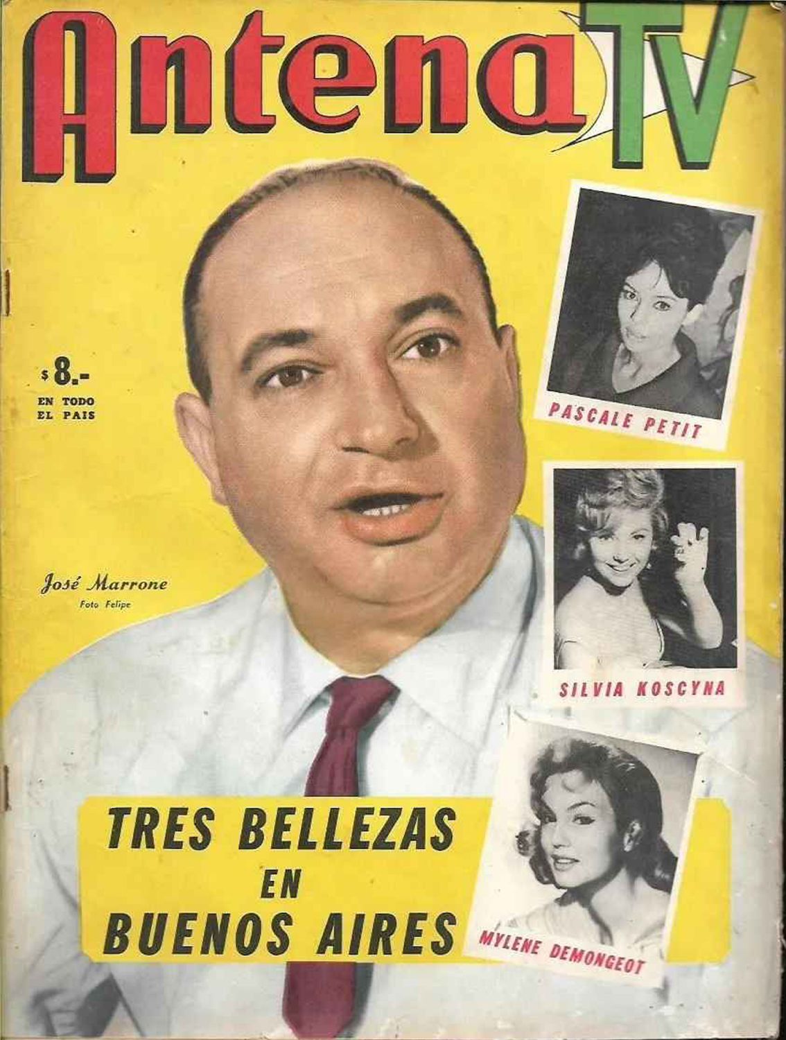 ANTENA magazine side cover Issue 1591   1961