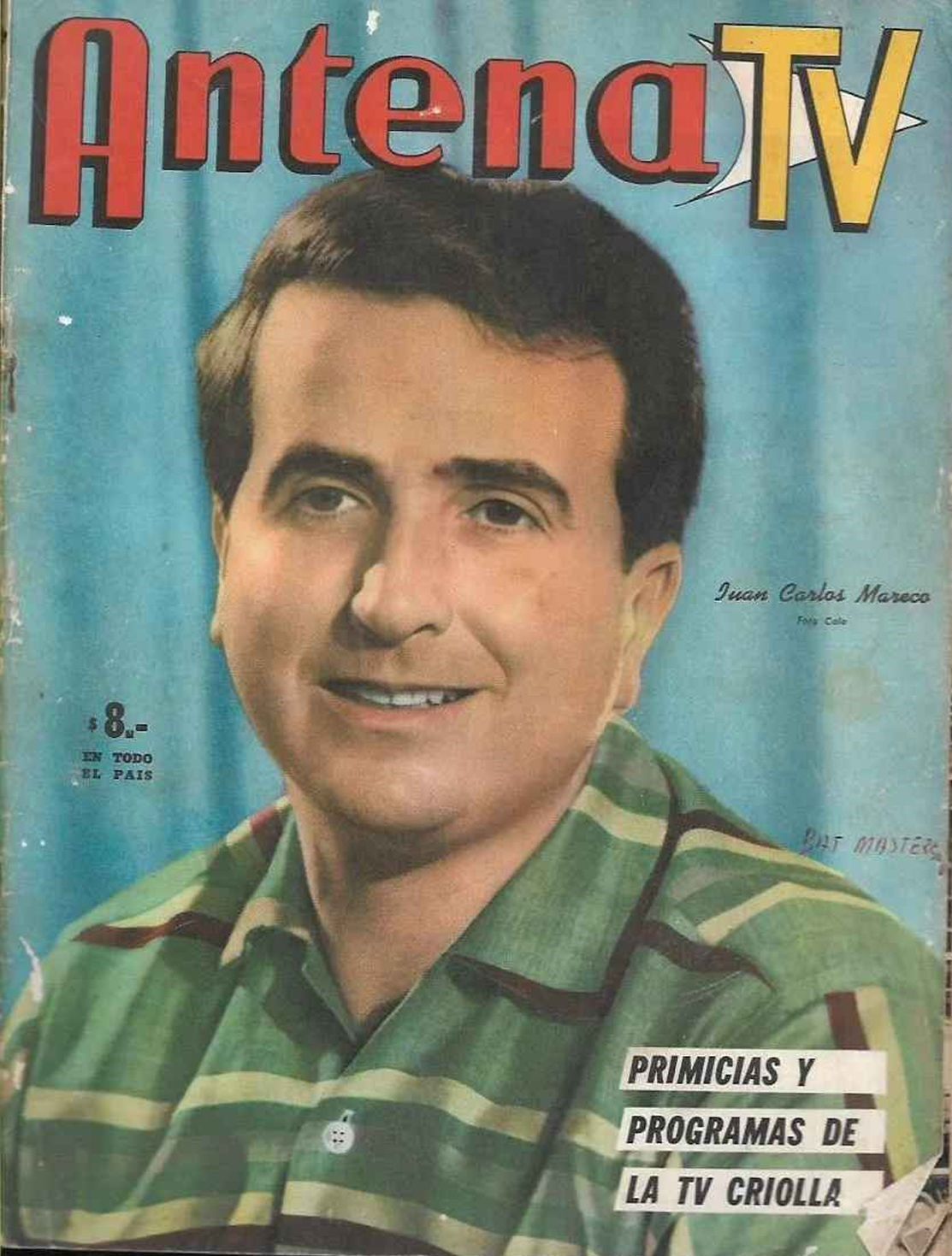 ANTENA magazine side cover Issue 1594   1961