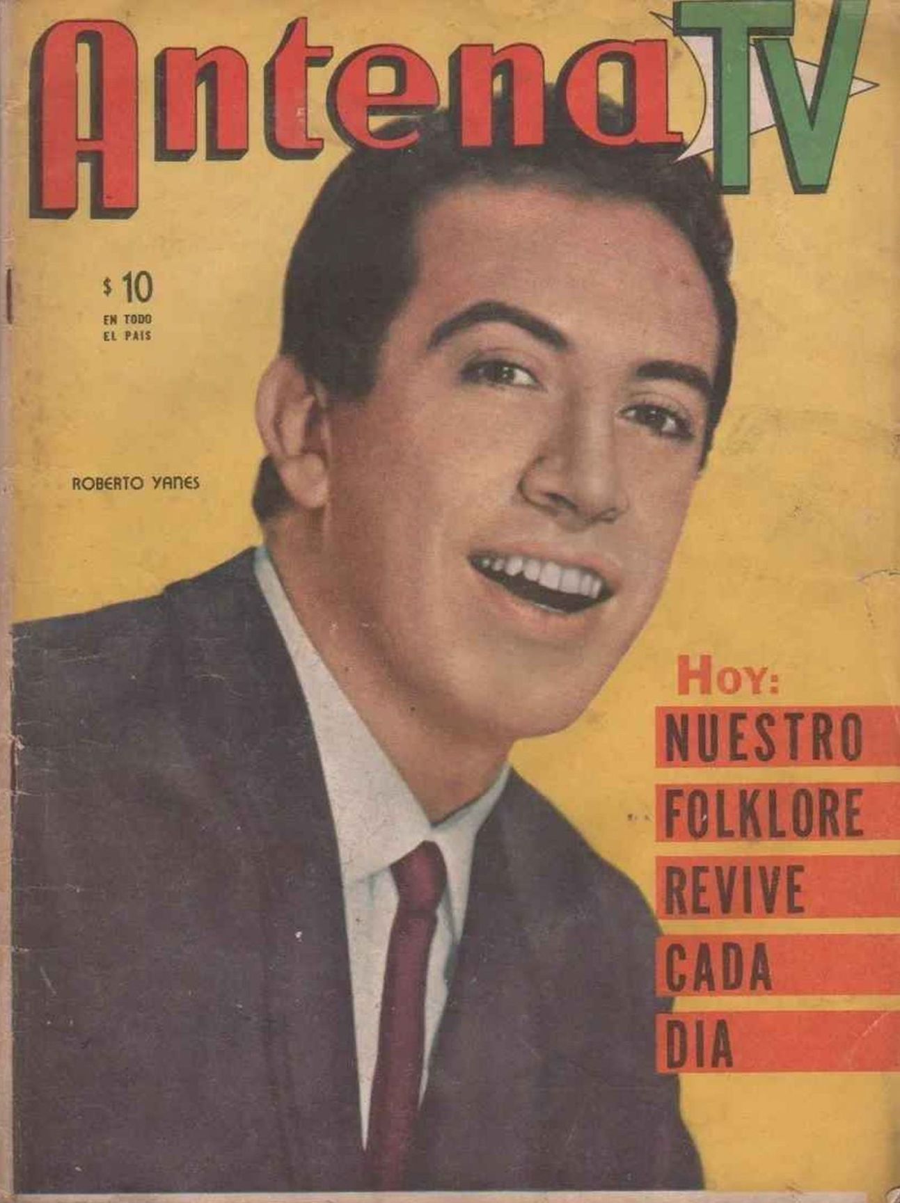 ANTENA magazine side cover Issue 1631  August 1962