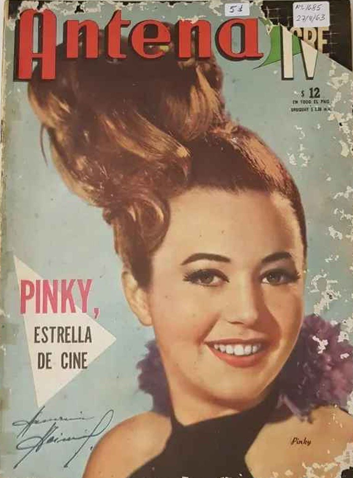 ANTENA magazine side cover Issue 1685   1962