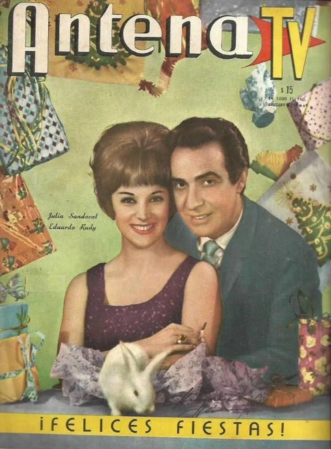 ANTENA magazine side cover  December 1963