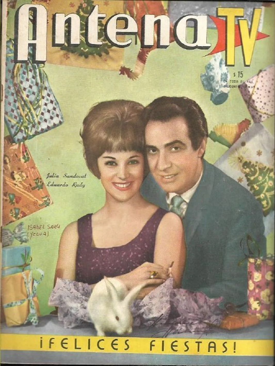 ANTENA magazine side cover Issue 1702  December 1963