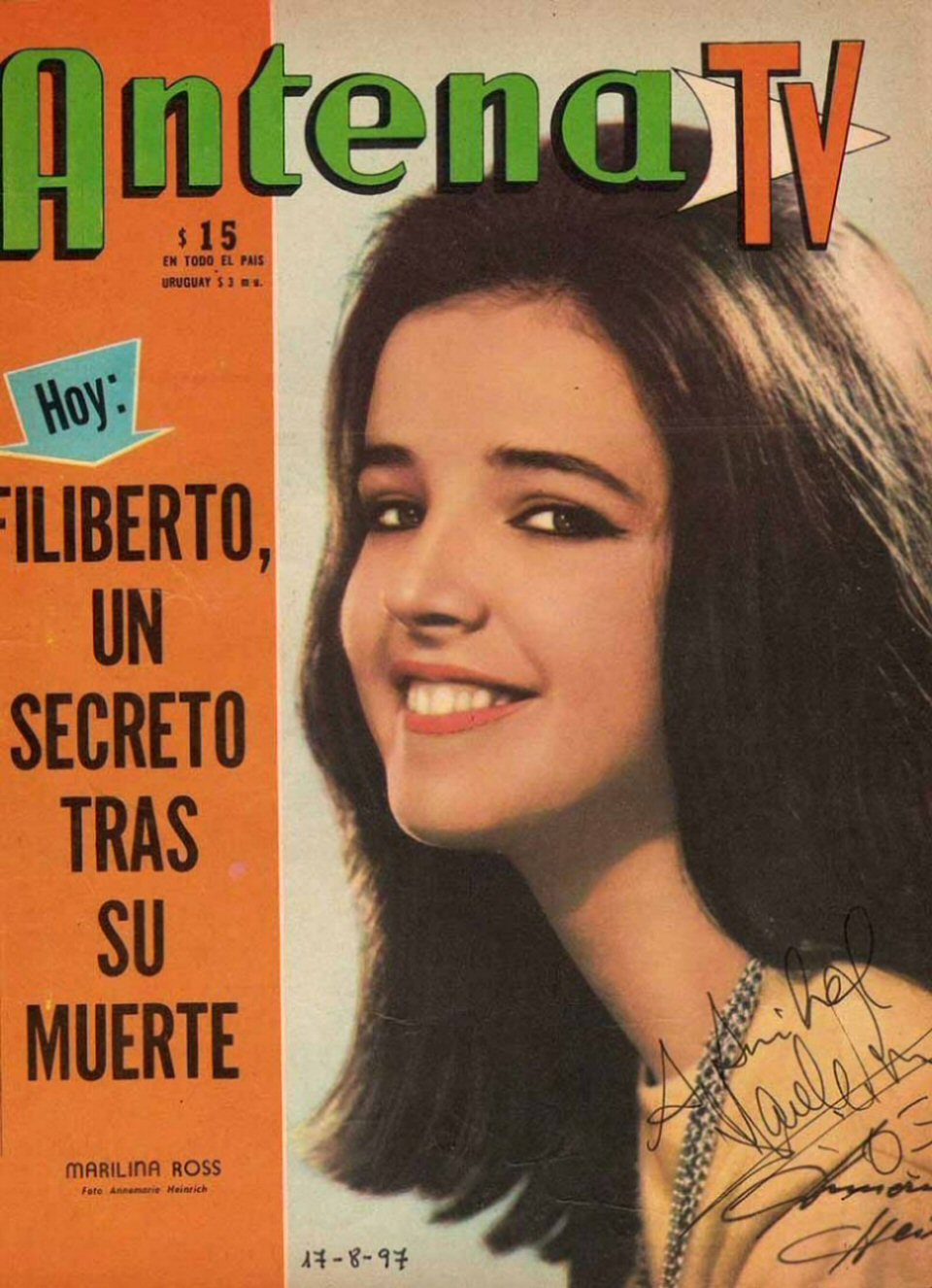 ANTENA magazine side cover Issue 1750 24 August 1964