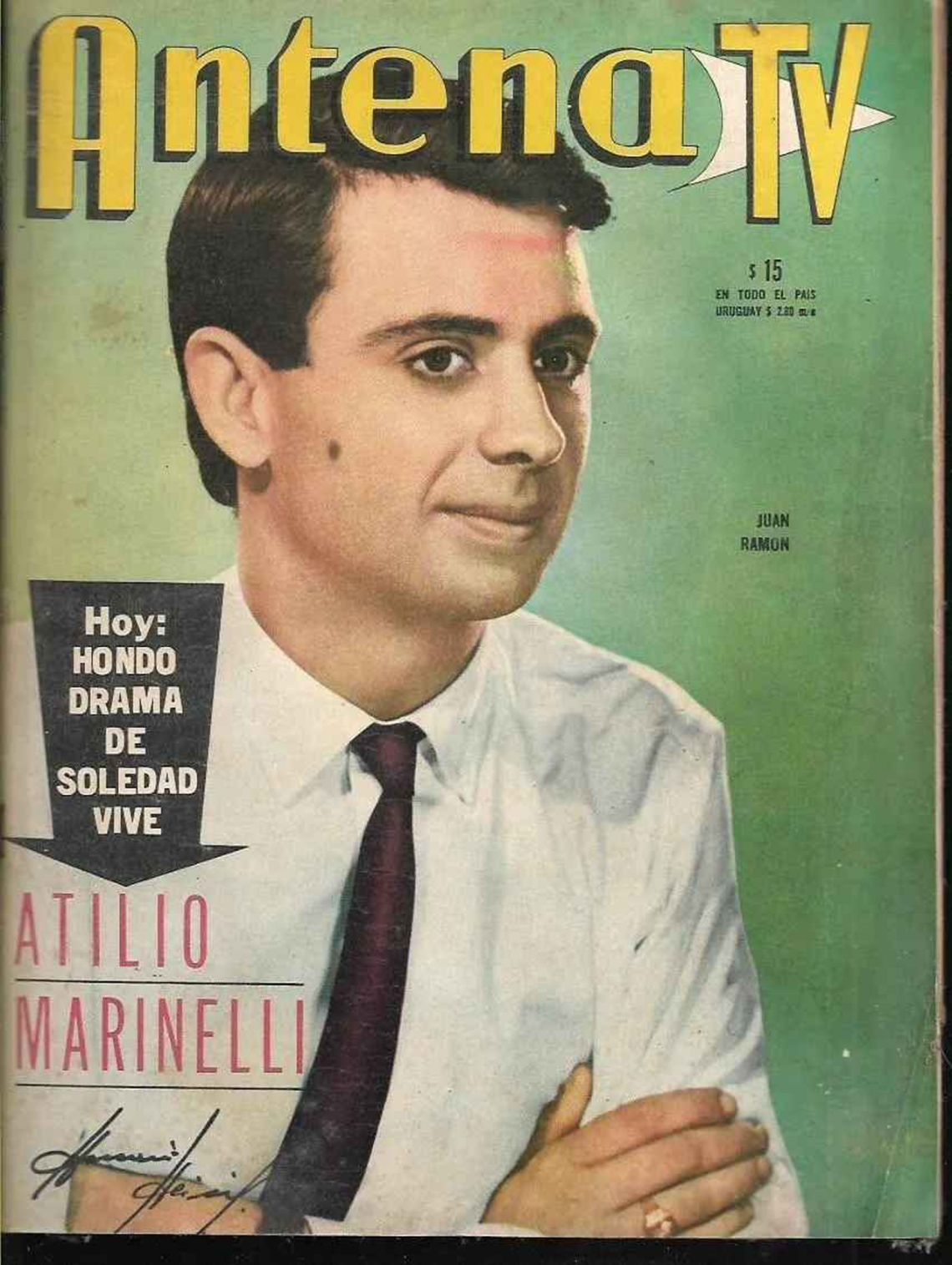 ANTENA magazine side cover Issue 1708  February 1964
