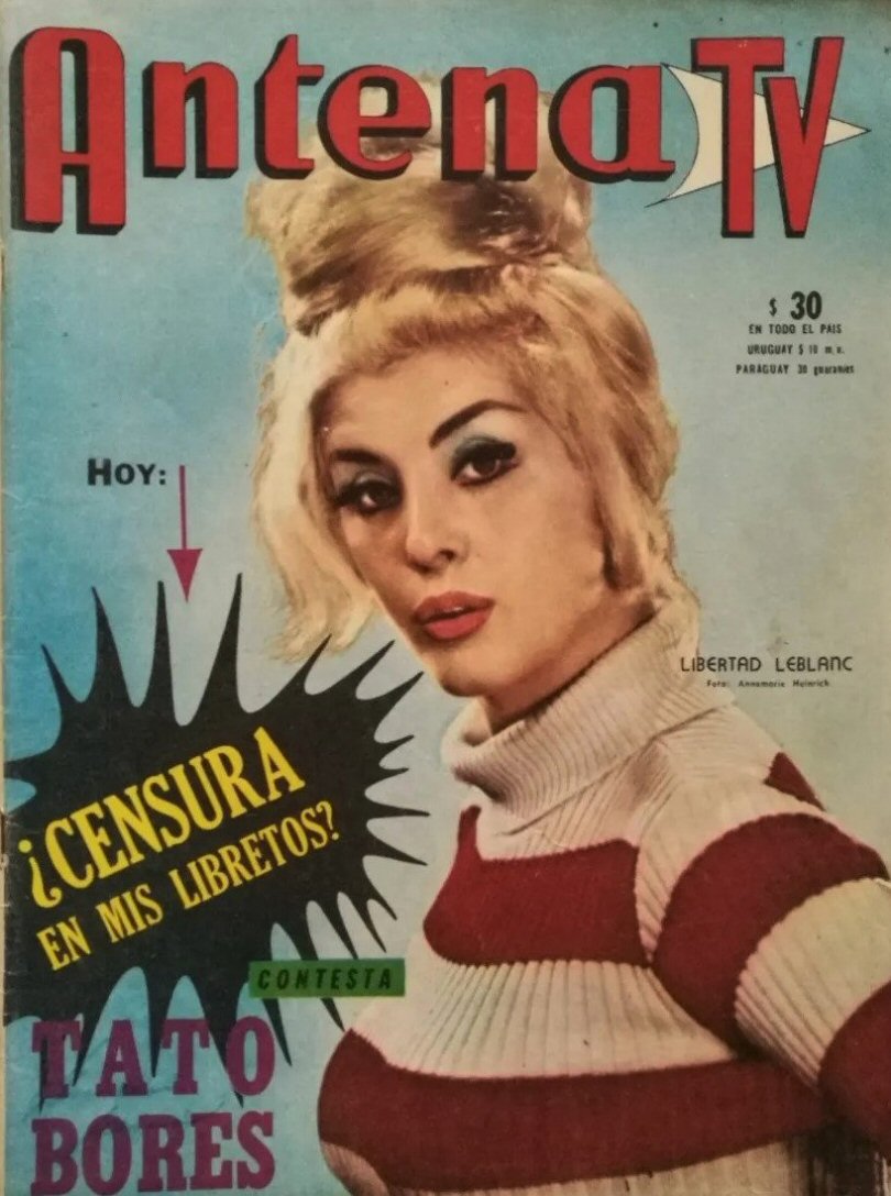 ANTENA magazine side cover Issue 1834   1966
