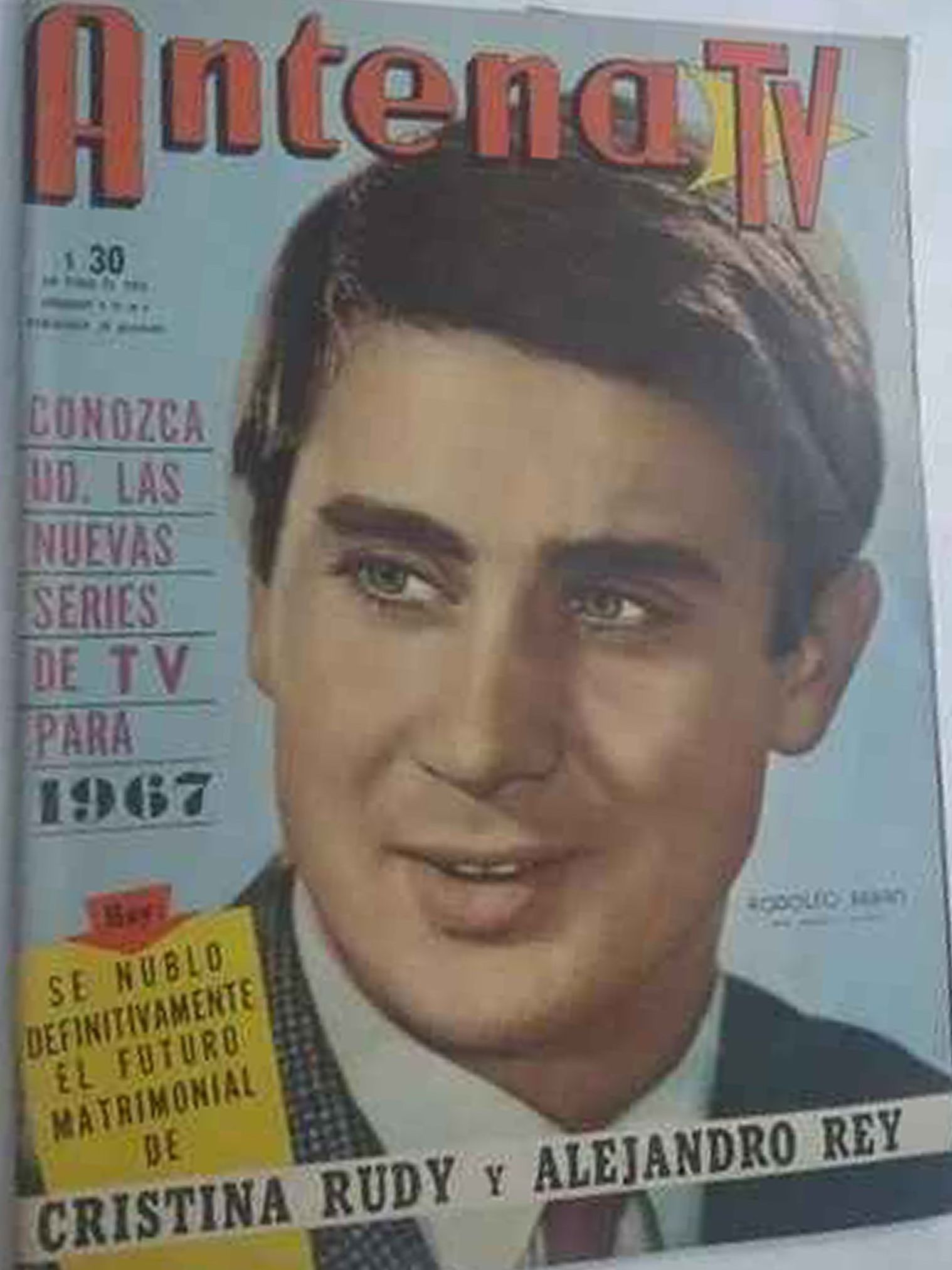 ANTENA magazine side cover Issue 1841   1966