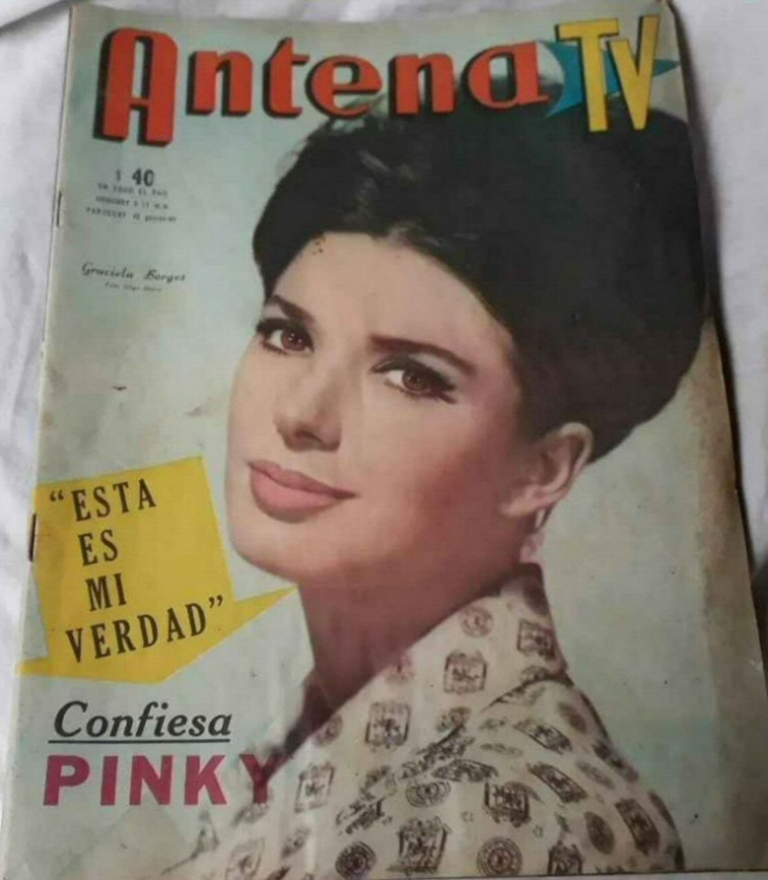 ANTENA magazine side cover Issue 1854  April 1967