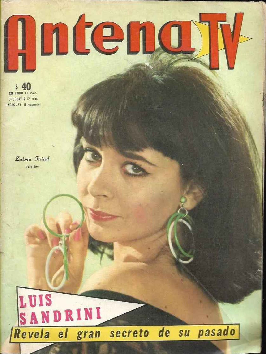 ANTENA magazine side cover Issue 1855   1967