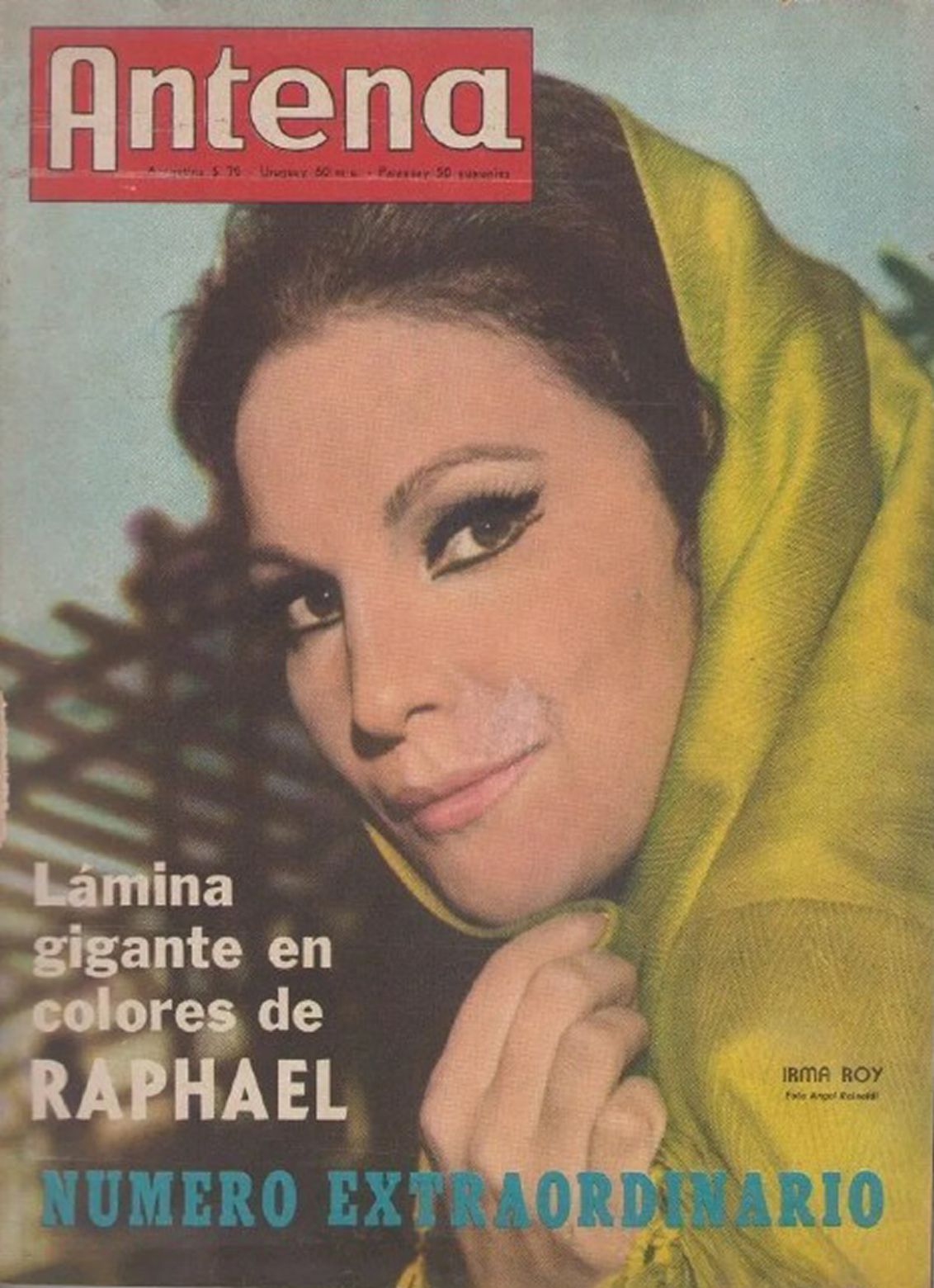 ANTENA magazine side cover Issue 1928   1968