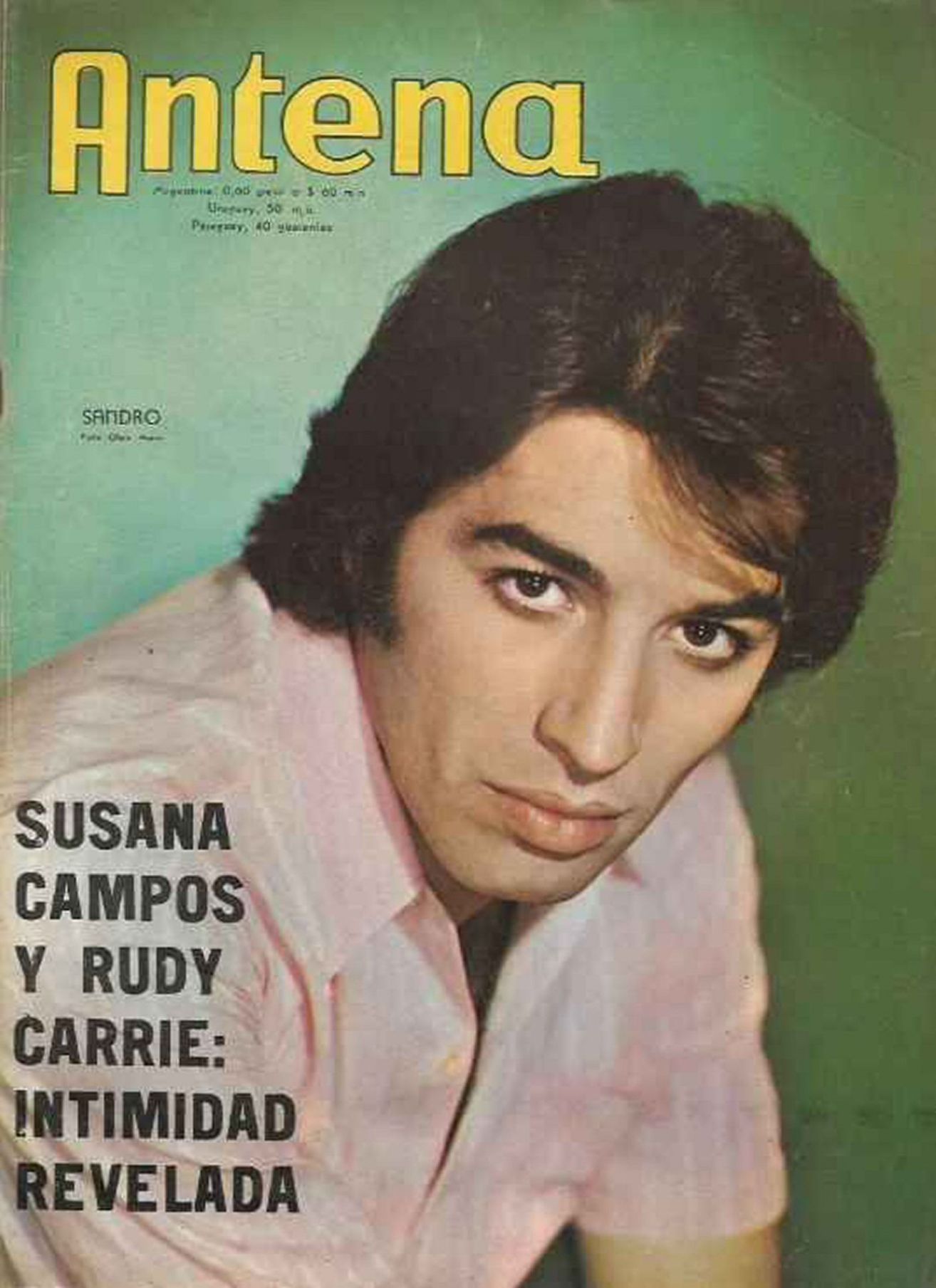 ANTENA magazine side cover Issue 2209  April 1970