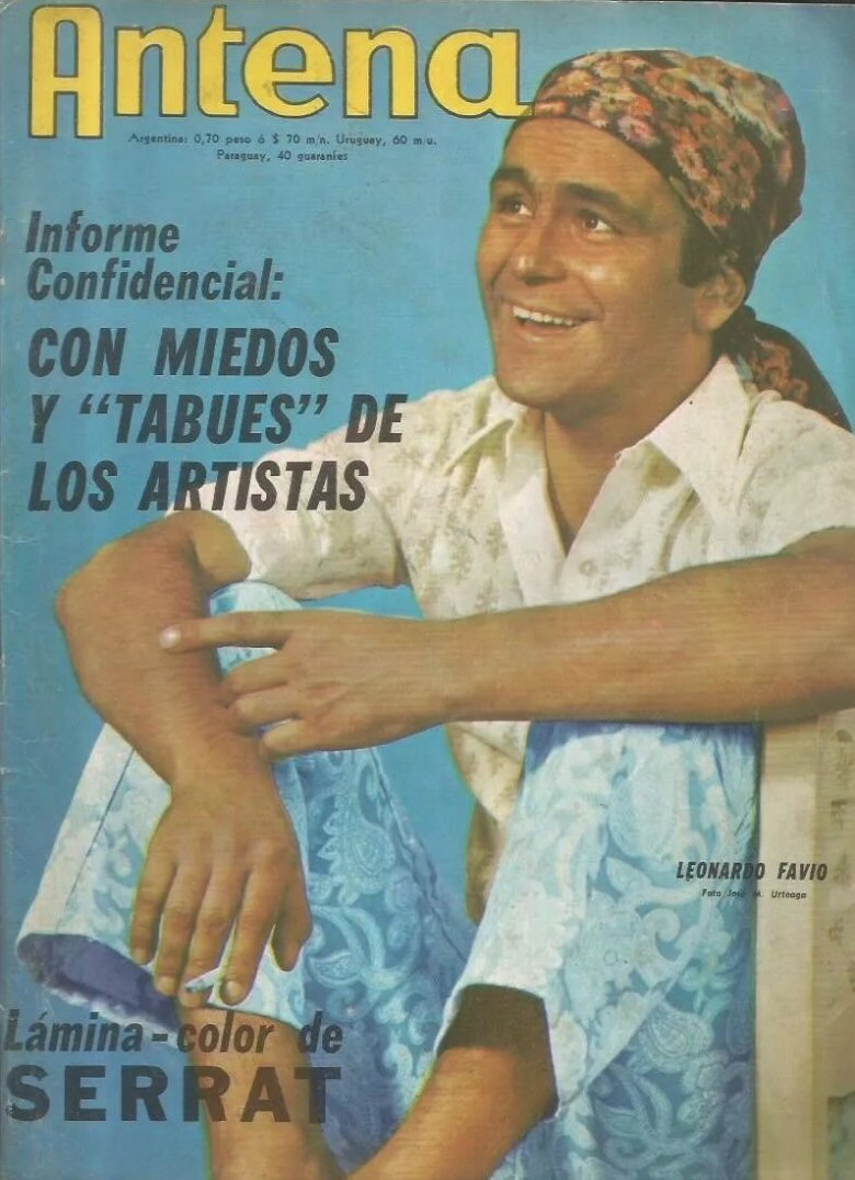 ANTENA magazine side cover Issue 2054   1971