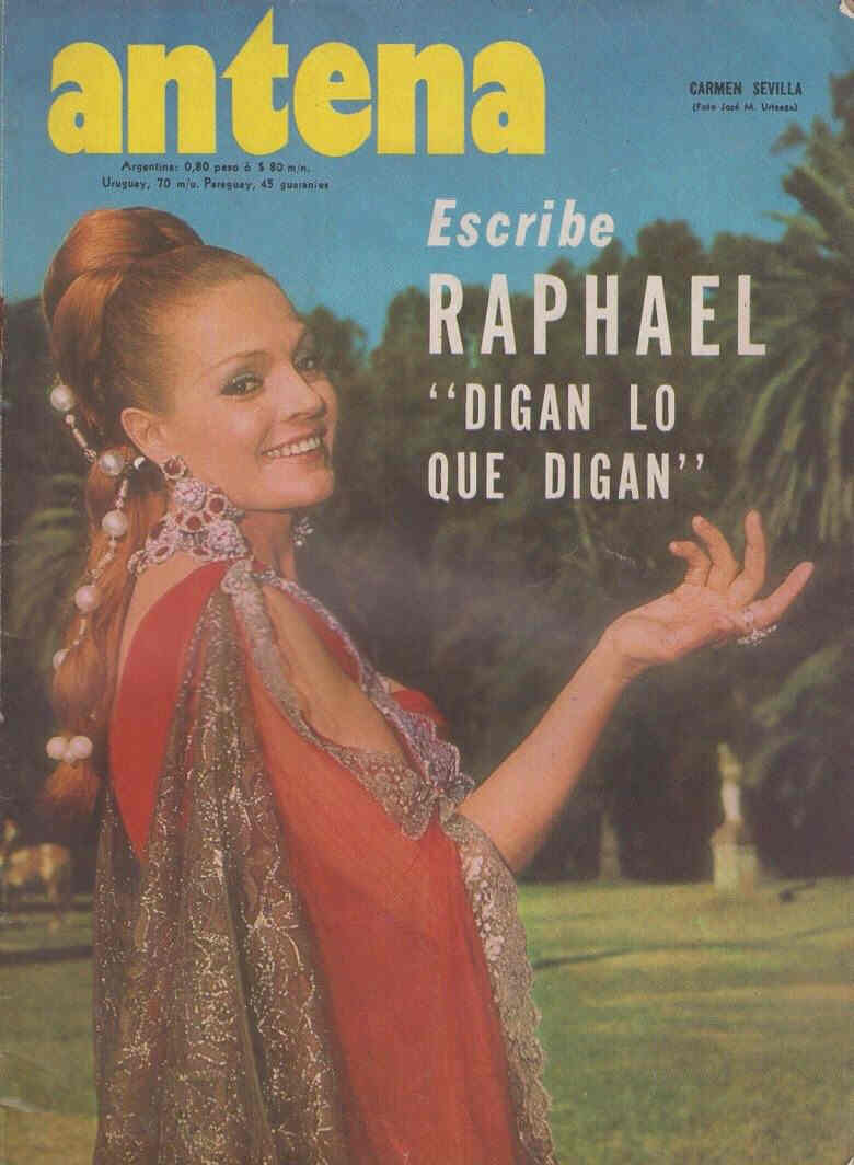 ANTENA magazine side cover Issue 2073  1971