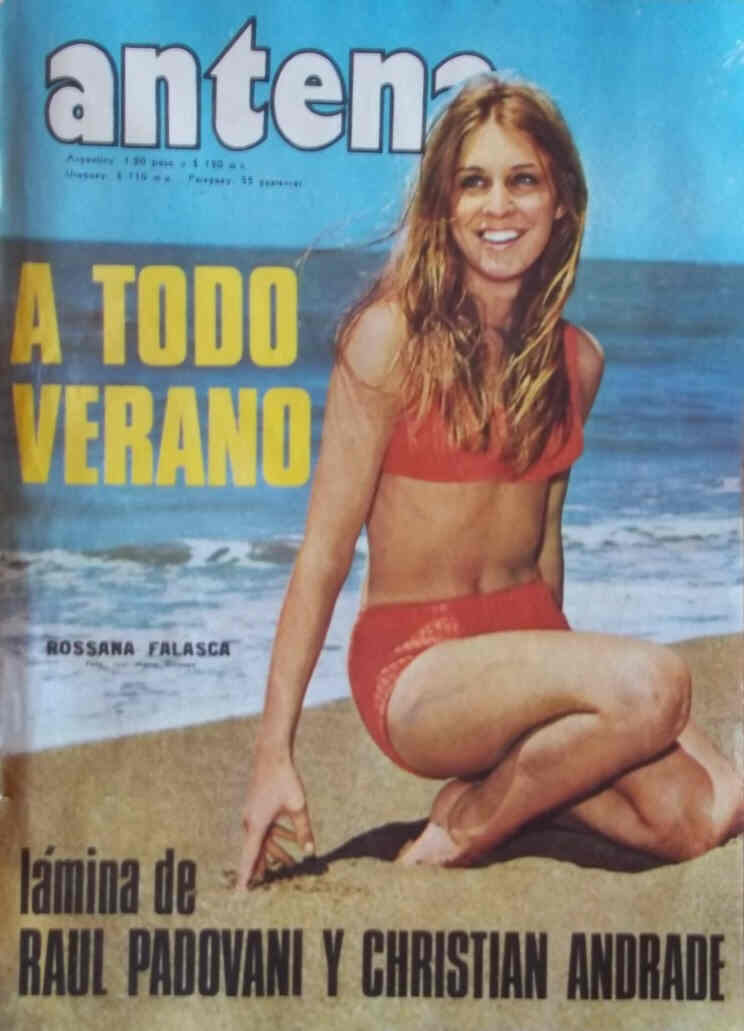 ANTENA magazine side cover Issue 2098  1972