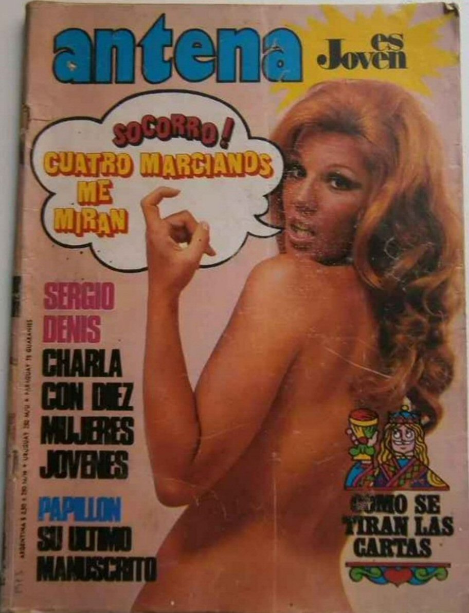 ANTENA magazine side cover Issue 2187   1973