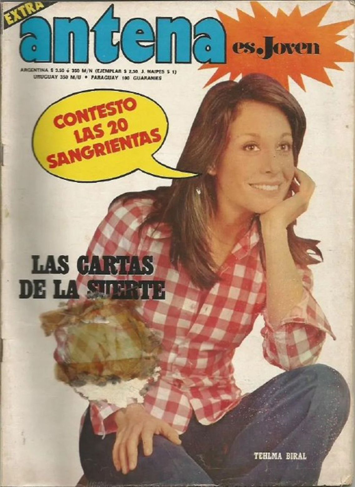 ANTENA magazine side cover Issue 2191   1973