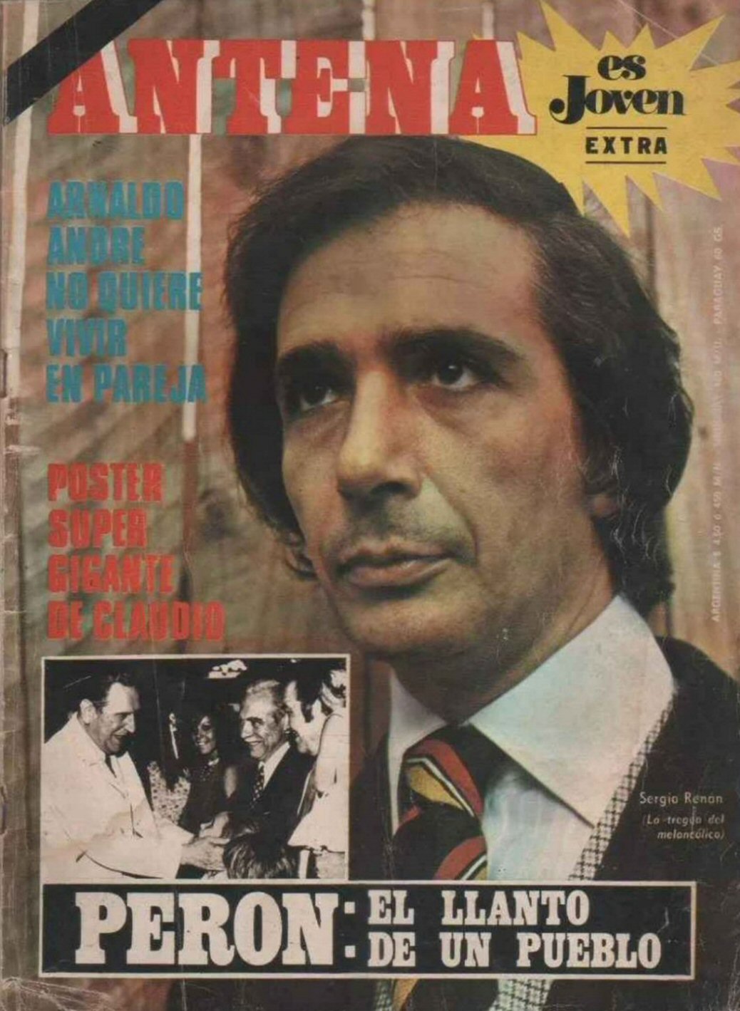 ANTENA magazine side cover Issue 2228   1974
