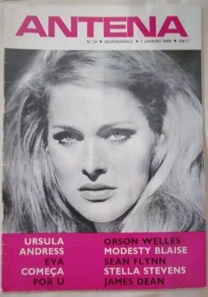 ANTENA PORTUGAL magazine side cover Issue 21 1 January 1966