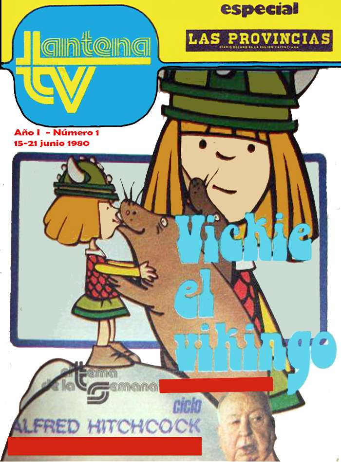 ANTENA TV magazine side cover Issue 1 15 June 1980