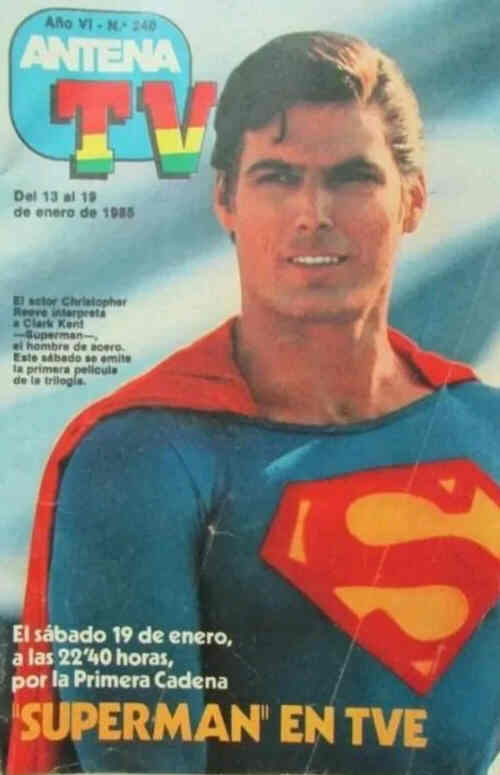 ANTENA TV magazine side cover 13 January 1985