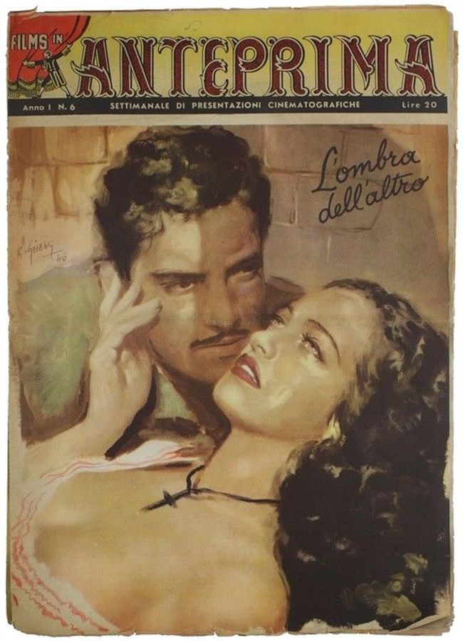 FILMS IN ANTEPRIMA magazine side cover Issue 6  1947