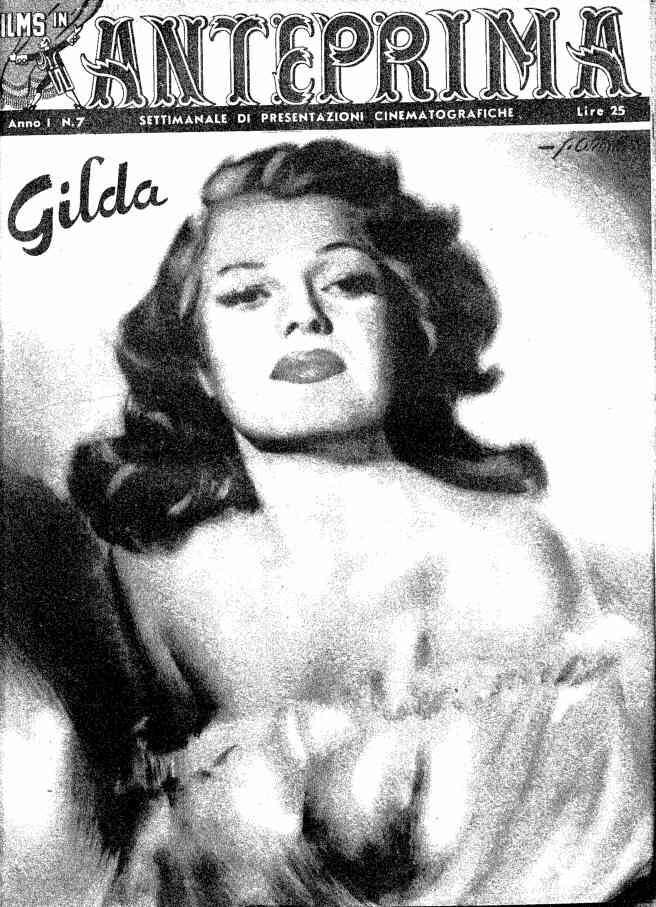 FILMS IN ANTEPRIMA magazine side cover Issue 7  1947