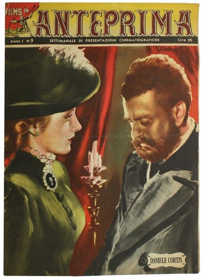 FILMS IN ANTEPRIMA magazine side cover Issue 9  1947
