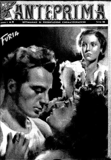 FILMS IN ANTEPRIMA magazine side cover Issue 11  1947