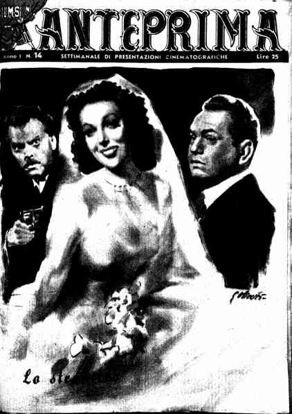 FILMS IN ANTEPRIMA magazine side cover Issue 14  1947