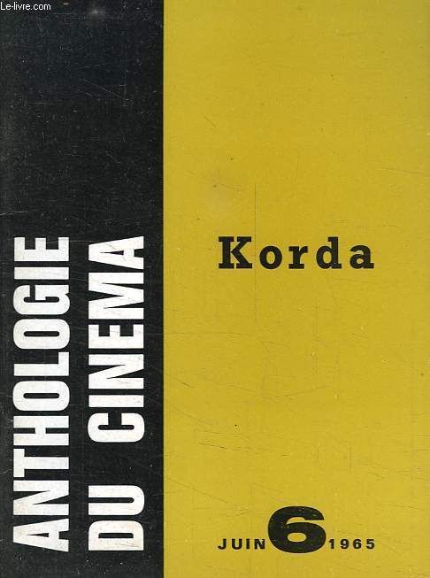 ANTHOLOGIE DU CINEMA magazine side cover Issue 6 June 1965