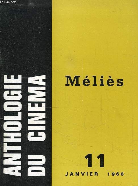 ANTHOLOGIE DU CINEMA magazine side cover Issue 11  1966