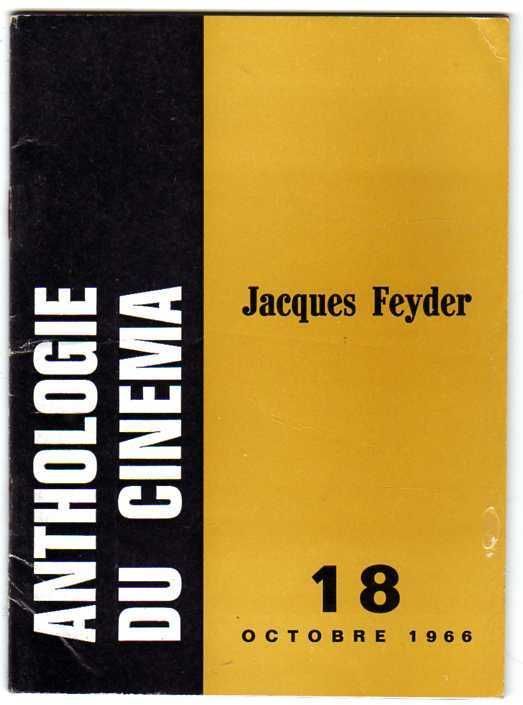 ANTHOLOGIE DU CINEMA magazine side cover Issue 18  1966