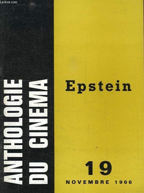 ANTHOLOGIE DU CINEMA magazine side cover Issue 19  1966