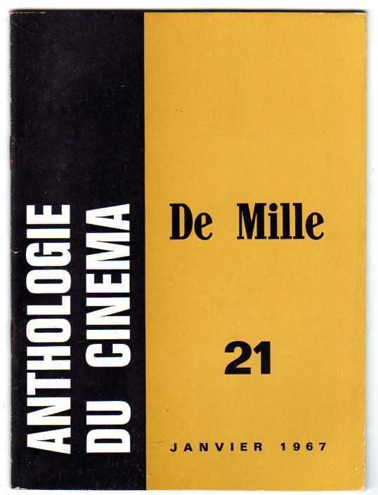 ANTHOLOGIE DU CINEMA magazine side cover Issue 21  1967