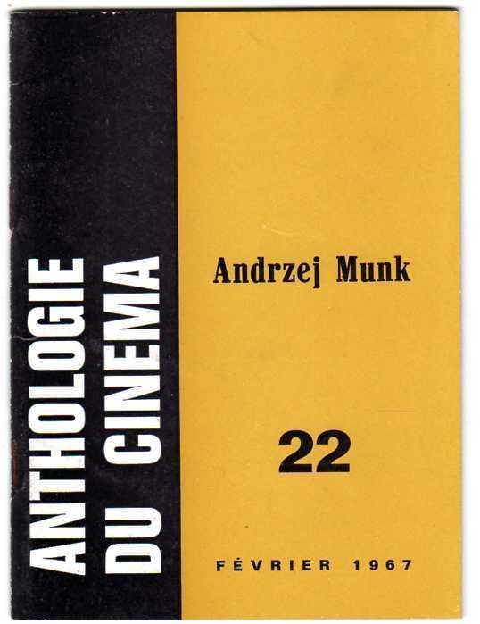 ANTHOLOGIE DU CINEMA magazine side cover Issue 22  1967