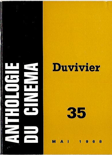 ANTHOLOGIE DU CINEMA magazine side cover Issue 35  1968