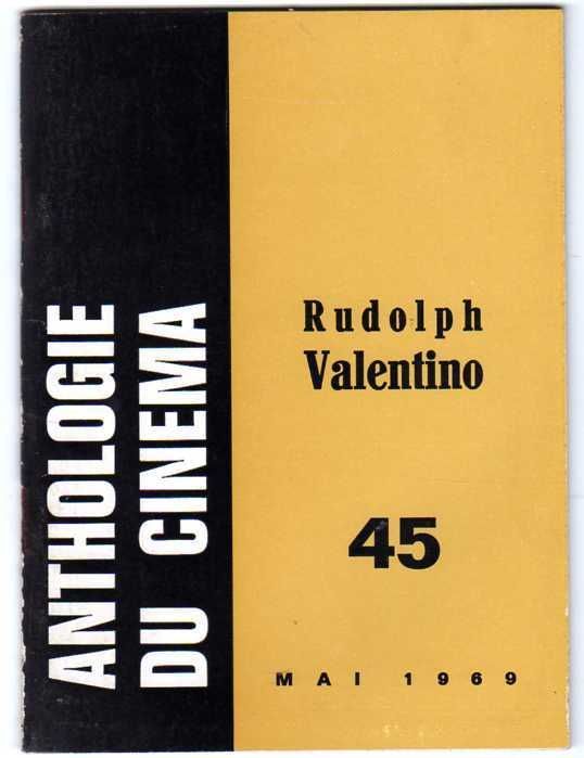ANTHOLOGIE DU CINEMA magazine side cover Issue 45  1969