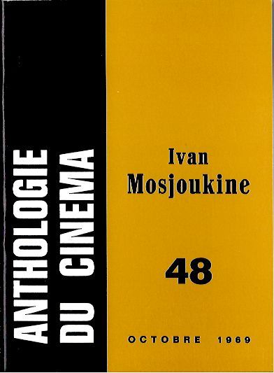 ANTHOLOGIE DU CINEMA magazine side cover Issue 48  1969