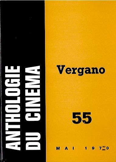 ANTHOLOGIE DU CINEMA magazine side cover Issue 55  1970