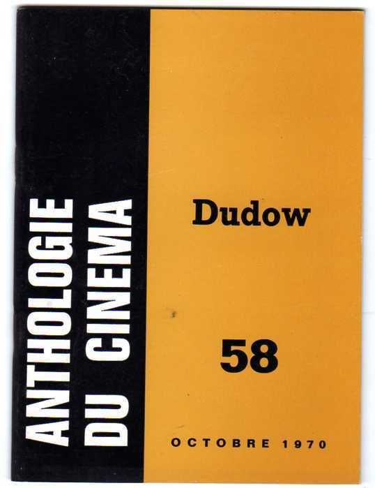 ANTHOLOGIE DU CINEMA magazine side cover Issue 58  1970