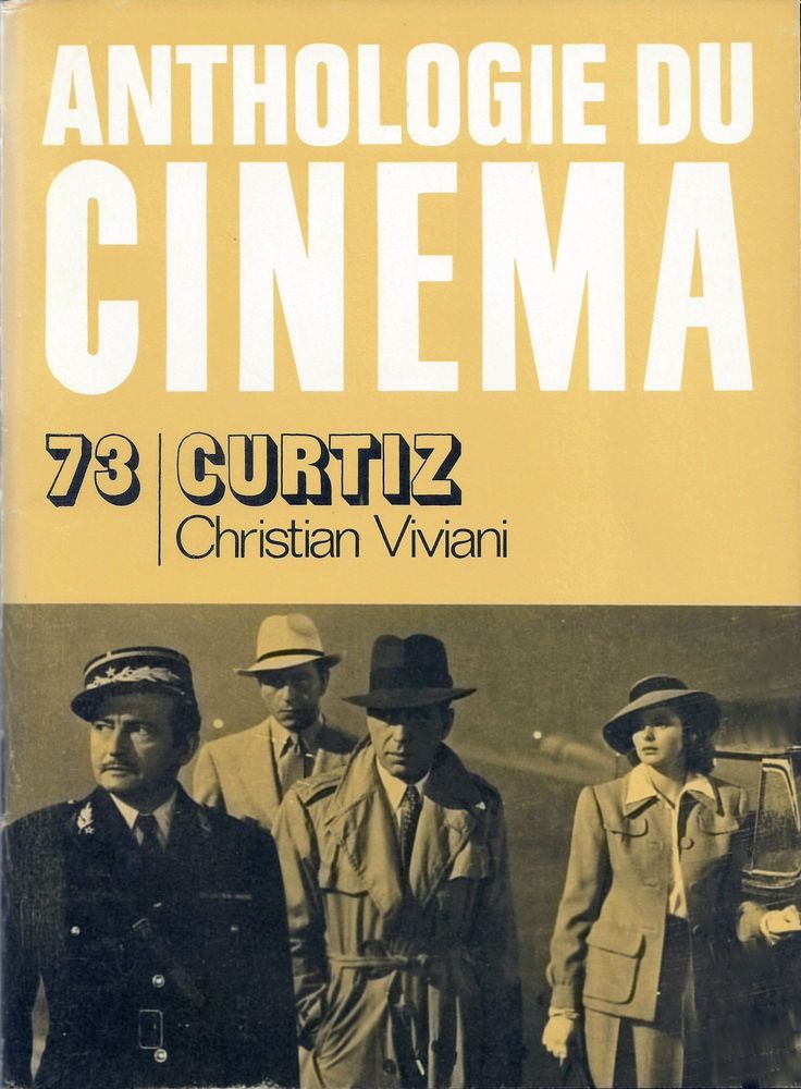 ANTHOLOGIE DU CINEMA magazine side cover Issue 73  1973