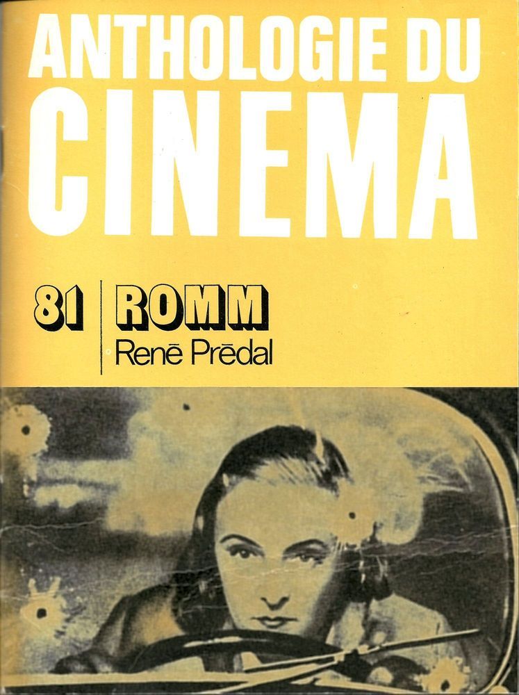 ANTHOLOGIE DU CINEMA magazine side cover Issue 81  1975
