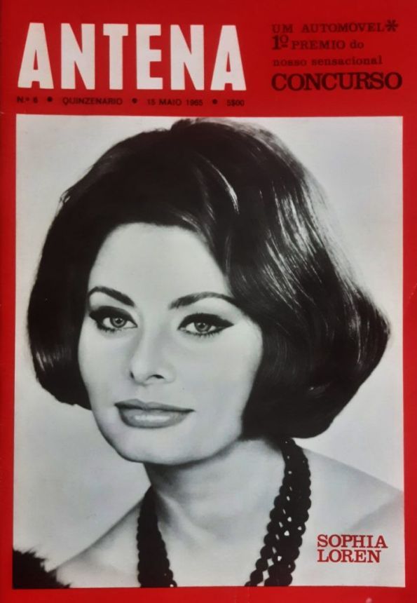 ANTENA PORTUGAL magazine side cover Issue 6 15 May 1965