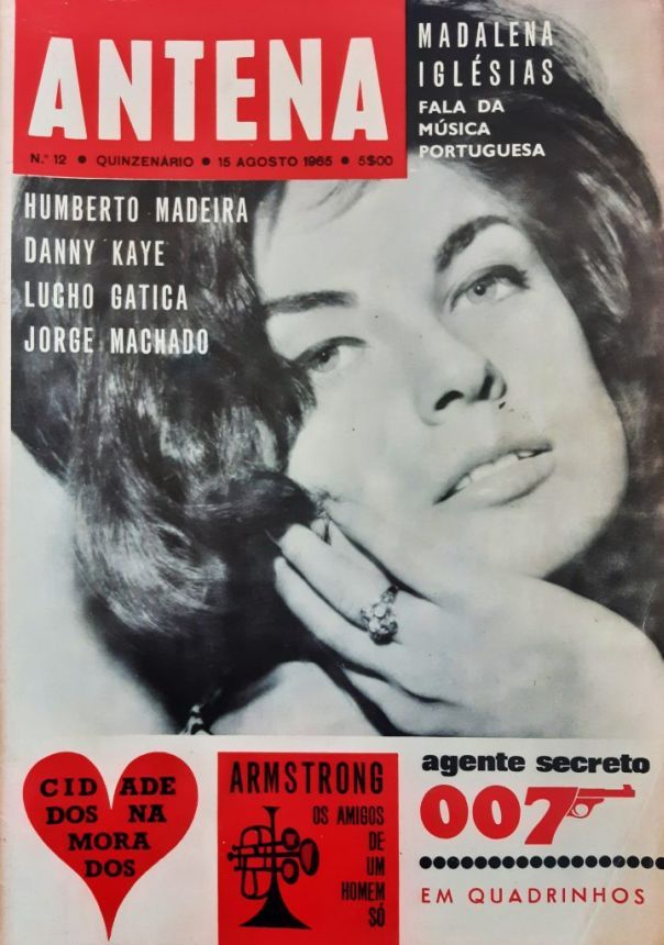 ANTENA PORTUGAL magazine side cover Issue 12 15 August 1965