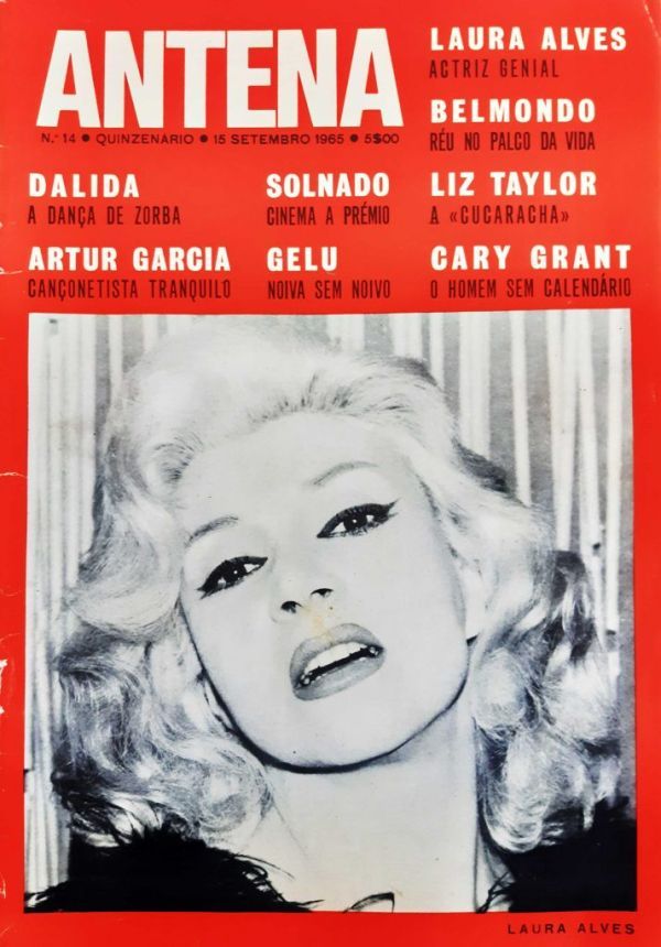 ANTENA PORTUGAL magazine side cover Issue 14 15 September 1965