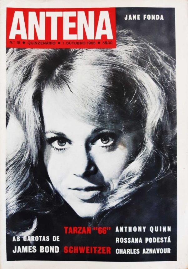 ANTENA PORTUGAL magazine side cover Issue 15 1 October 1965