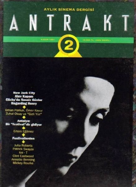 ANTRAKT (TURKEY) magazine side cover Issue 2 November 1991