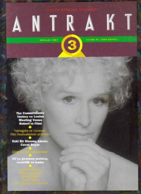 ANTRAKT (TURKEY) magazine side cover Issue 3 December 1991
