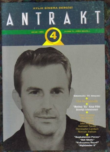 ANTRAKT (TURKEY) magazine side cover Issue 4 January 1992