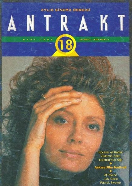 ANTRAKT (TURKEY) magazine side cover Issue 18 March 1993