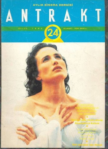 ANTRAKT (TURKEY) magazine side cover Issue 24 September 1993